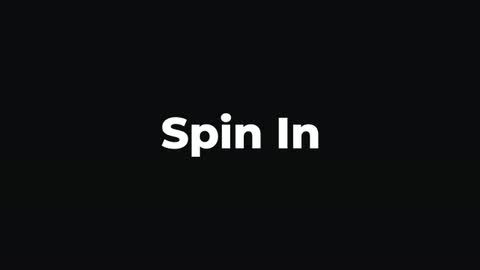 Spin In — After Effects adobe express - in preset preview