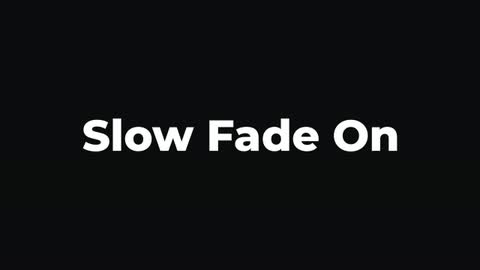 Slow Fade On — After Effects animate in preset preview