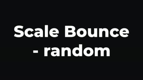 Scale Bounce - random — After Effects behaviors preset preview