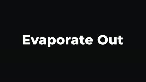 Evaporate Out — After Effects blurs preset preview