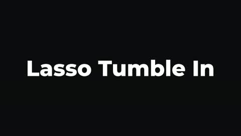 Lasso Tumble In — After Effects curves and spins preset preview
