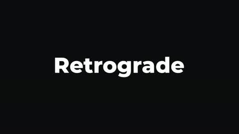 Retrograde — After Effects curves and spins preset preview