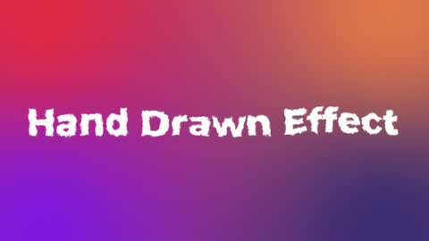 Hand Drawn Effect — After Effects creative preset preview