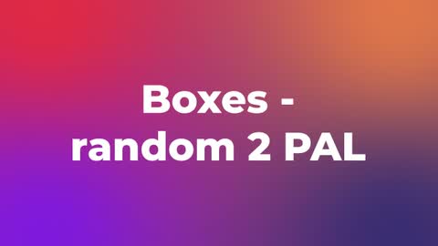 Boxes - random 2 PAL — After Effects legacy preset preview