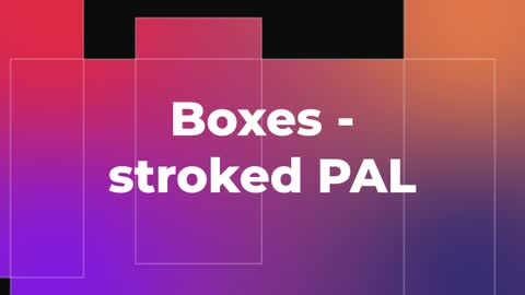 Boxes - stroked PAL — After Effects legacy preset preview