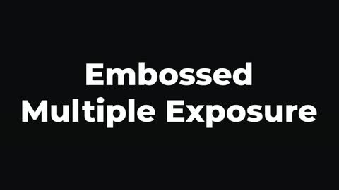 Embossed Multiple Exposure — After Effects legacy preset preview