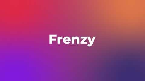 Frenzy — After Effects legacy preset preview