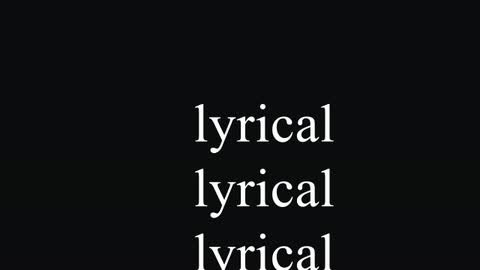 Lyrical — After Effects legacy preset preview