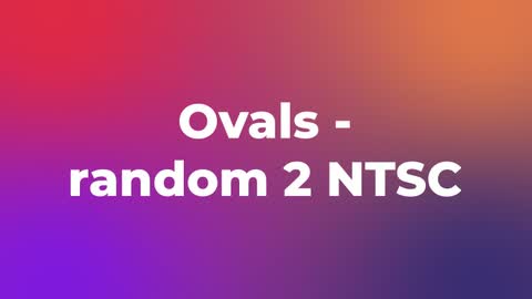 Ovals - random 2 NTSC — After Effects legacy preset preview
