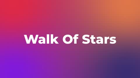 Walk Of Stars — After Effects legacy preset preview
