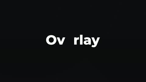 Overlay — After Effects lights and optical preset preview