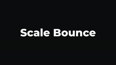 Scale Bounce — After Effects mechanical preset preview