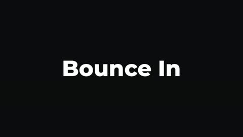 Bounce In — After Effects miscellaneous preset preview