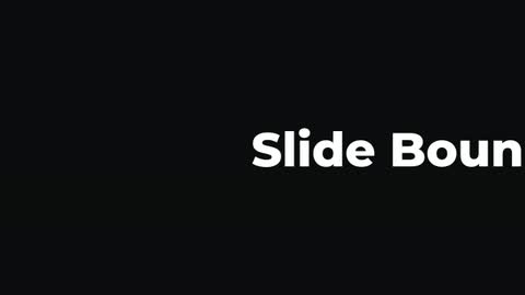 Slide Bounce In — After Effects miscellaneous preset preview
