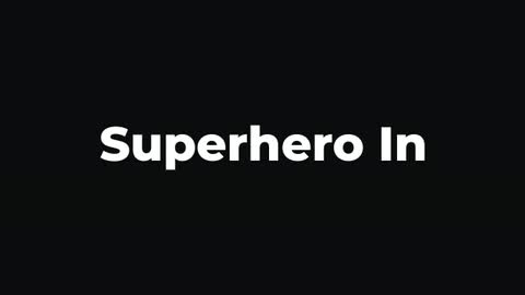 Superhero In — After Effects miscellaneous preset preview