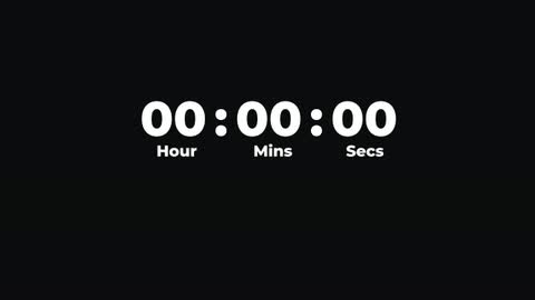 Timer Countdown Monospaced — After Effects number counters preset preview
