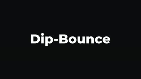 Dip-Bounce — After Effects organic preset preview
