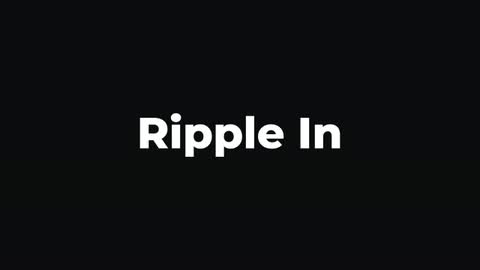 Ripple In — After Effects organic preset preview