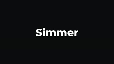 Simmer — After Effects organic preset preview