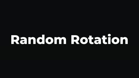 Random Rotation — After Effects rotation preset preview