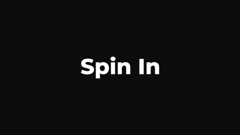 Spin In — After Effects rotation preset preview