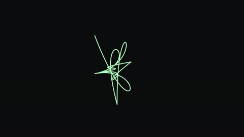 Alien Calligraphy — After Effects sprites - still preset preview