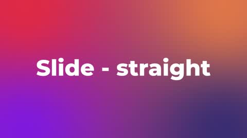 Slide - straight — After Effects movement preset preview